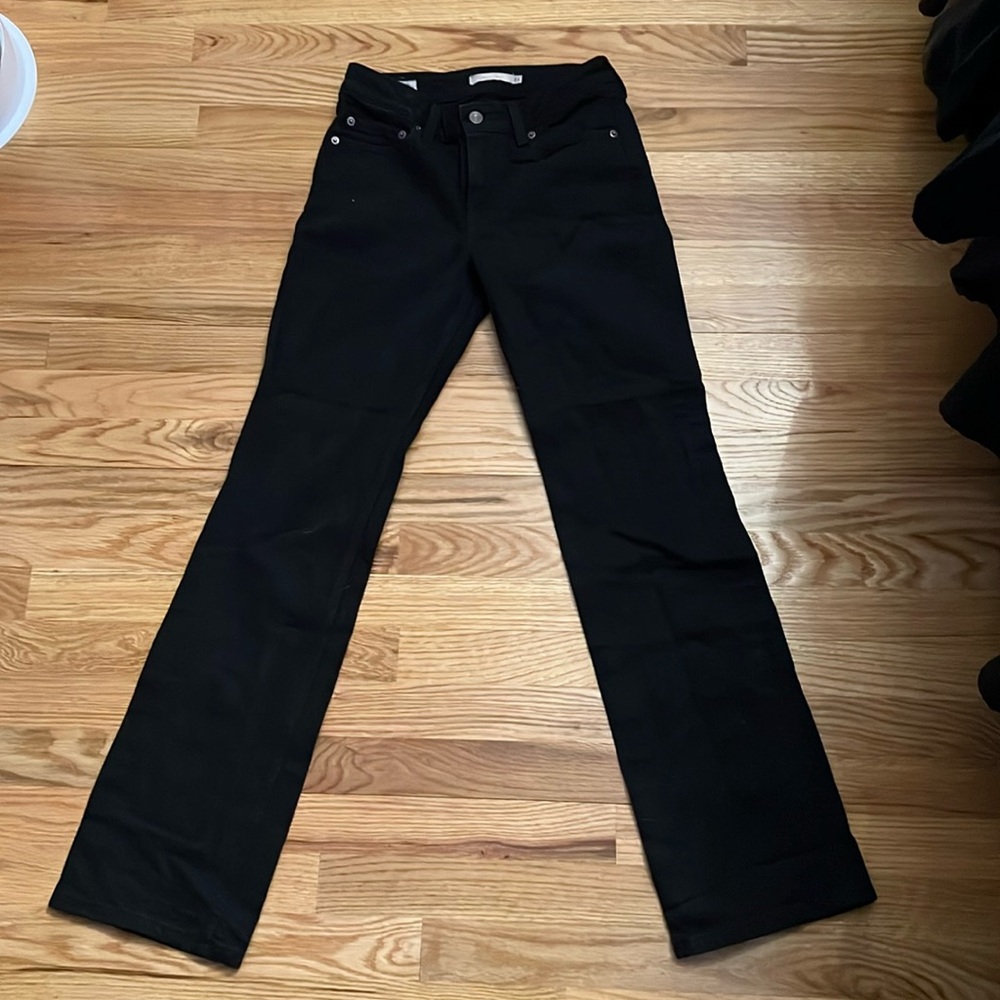 Levi’s Premium Low Pitch Boot Jeans in Black